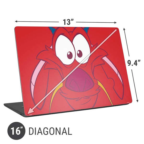 Disney Mulan Mushu Universal Laptop 16in (13 x 9.4in) Skin